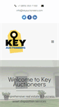 Mobile Screenshot of keyauctioneers.com